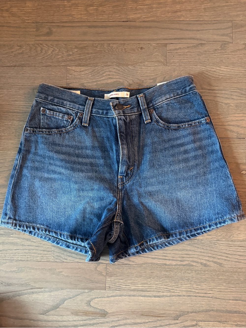 Levi’s Classic High-Rise Denim Shorts in Blue